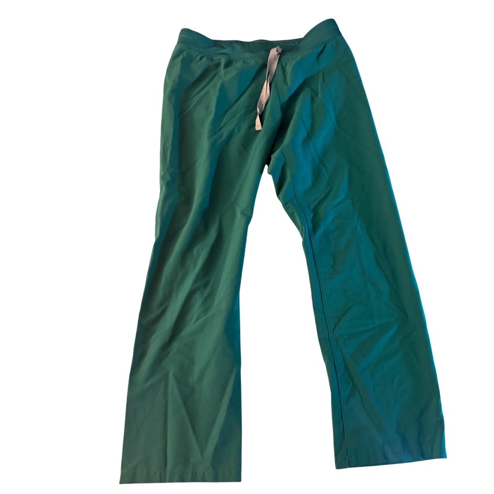 Figs Technical Collection Hunter Green Scrub Pants M